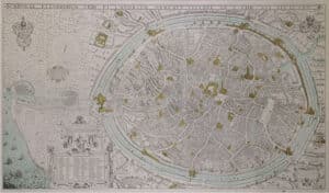 Stadtplan Bruegge 1562<br>© Foto: Wikipedia, gemeinfrei